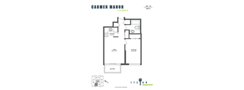 05 - 1 bd, 1 bath w/ balcony