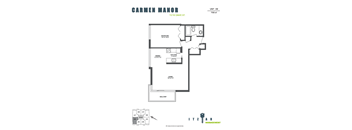06 - 1 bd, 1 bath w/ balcony