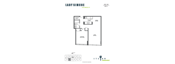 224 - 1 bd, 1 bath, storge