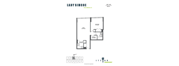 225 - 1 bd, 1 bath, storage