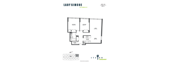231 - 2 bd, 1 bath, storage