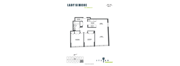 232 - 2 bd, 1 bath, storage