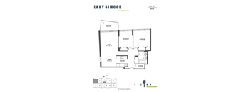 -21 - 2 bd 1 bath, balcony, storage