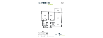 -31 - 2 bd,1 bath, balcony, storage