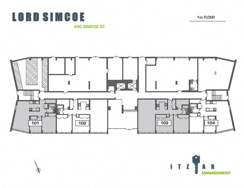 a floor plan of the lido condo building