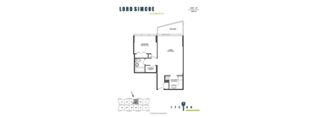 07 - 1 bd,1 bath, balcony, storage