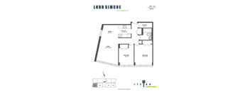 101 - 2 bd,1 bath, balcony, storage