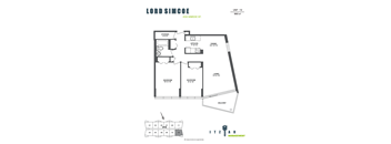 -12 - 2 bd,1 bath, balcony, storage