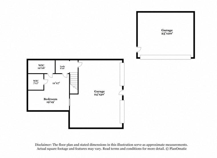 the floor plan and sealed dimensions in this diagram serves as an approximation of actual rough