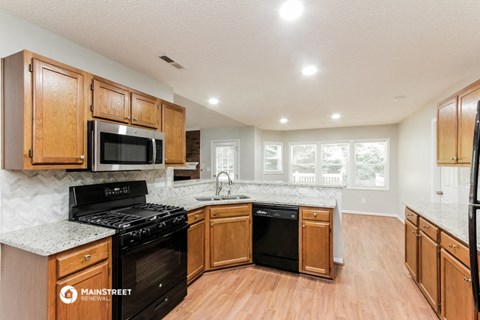 the kitchen is clean and ready for us to use