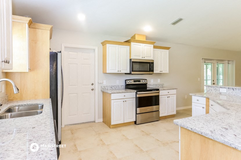 the kitchen is clean and ready for us to use