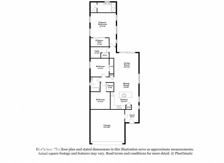 the floor plan of the residence