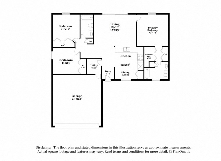 this is the floor plan for the 1100 sq ft house