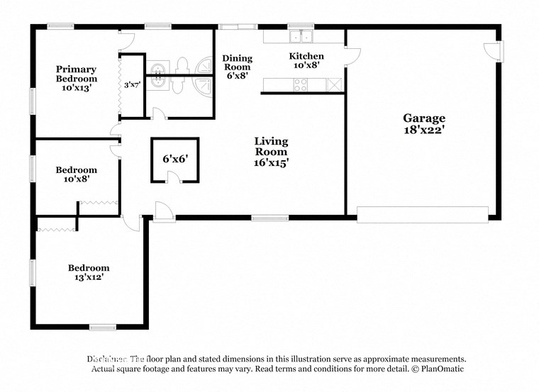 a floor plan of a house with a bedroom and a living room