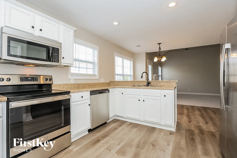 the kitchen is clean and ready for us to use