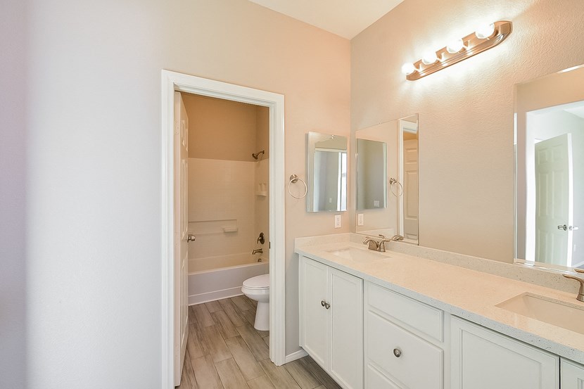 a bathroom with a sink and a toilet and a mirror