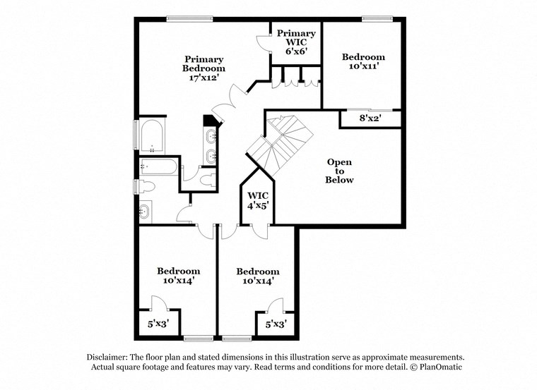 a floor plan of a house with a bedroom and a living room