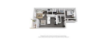 1 Bedroom, 1 Bathroom