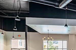 Entertaining Kitchen Brick Row Apartments - Richardson, TX - Entertaining kitchen