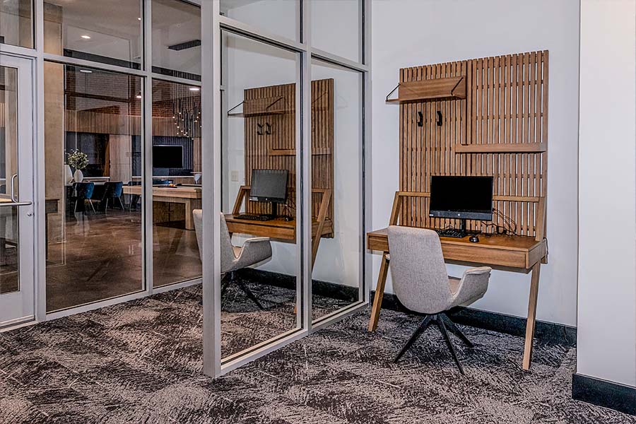 Brick Row Apartments - Richardson, TX - private work stations