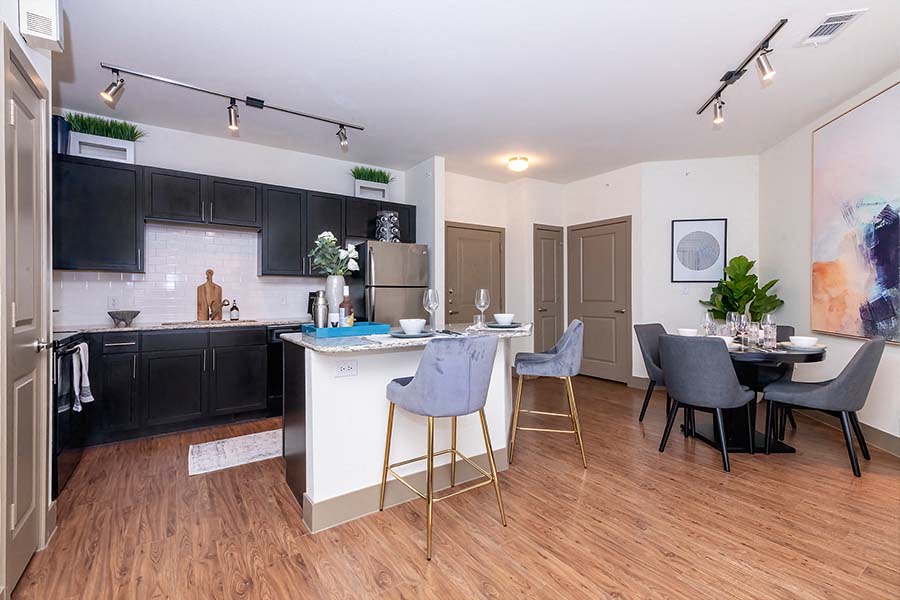 Brick Row Apartments - Richardson, TX - upgraded kitchen