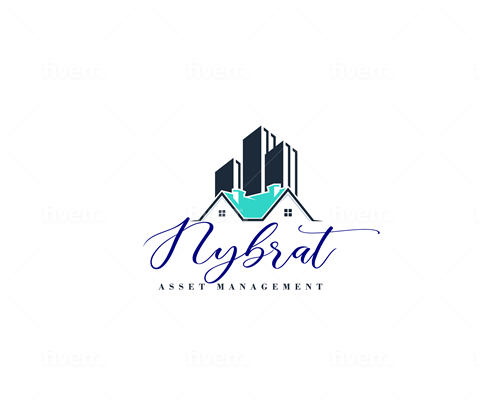 a logo template for a real estate agency with
