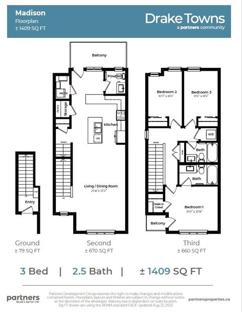 Drake Landing Bend 2-3 Beds Apartment for Rent - Photo Gallery 4