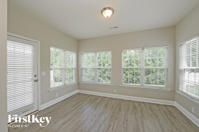 the living room is clean and ready for the guests to use