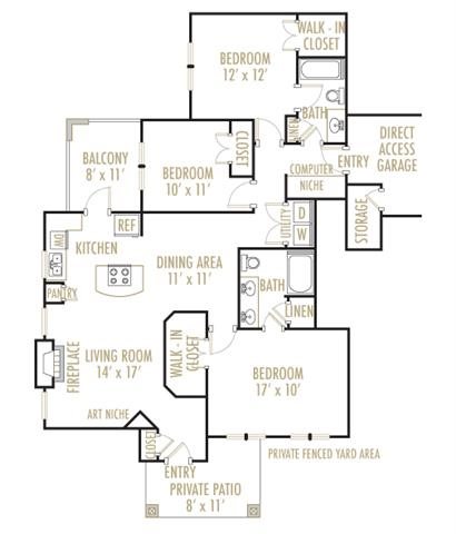 Comanche 3x2 Floor Plan 10