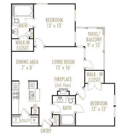 Guadalupe 2x2 Floor Plan 7