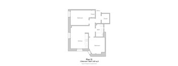Junior 2 Bedroom - Plan 13