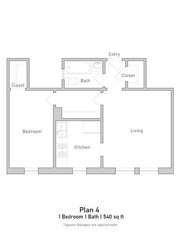 545 O'Farrell St. Studio-1 Bed Apartment for Rent - Photo Gallery 5