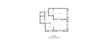 1 Bedroom - Plan 16