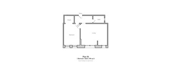 1 Bedroom - Plan 18