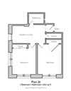 Junior 2 Bedroom - Plan 26