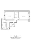 1 Bedroom - Large - Plan 2