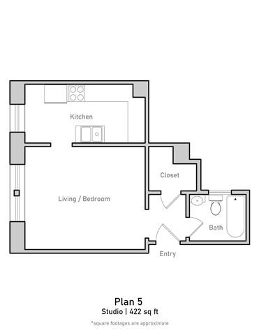 750 O'Farrell Street Studio Apartment for Rent - Photo Gallery 17