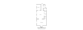 1 Bedroom - Large - Plan 3