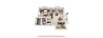 The Charleston Floor Plan at Oak Reserve at Winter Park, Winter Park, FL