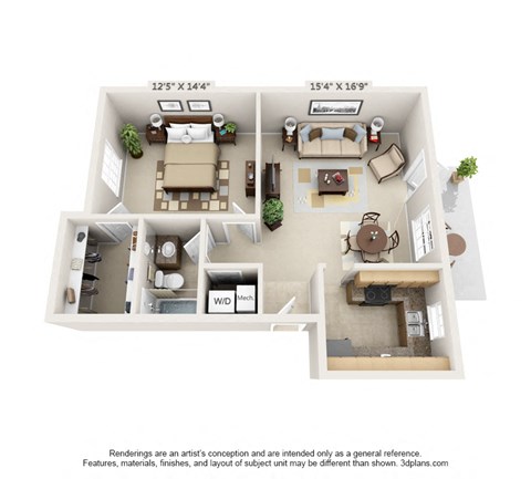 The Charleston Floor Plan at Oak Reserve at Winter Park, Winter Park, FL