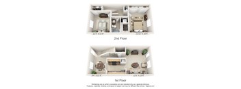 The Henderson Floor Plan at Oak Reserve at Winter Park, Winter Park, Florida