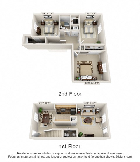 The Madison Floor Plan at Oak Reserve at Winter Park, Winter Park, FL, 32792
