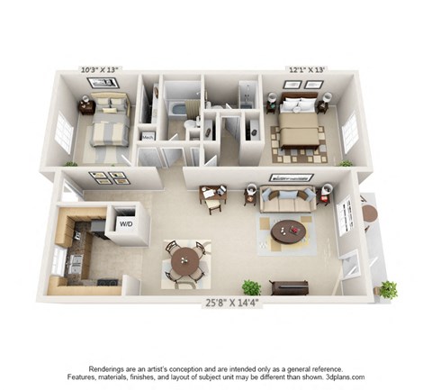 The Savannah Floor Plan at Oak Reserve at Winter Park, Winter Park