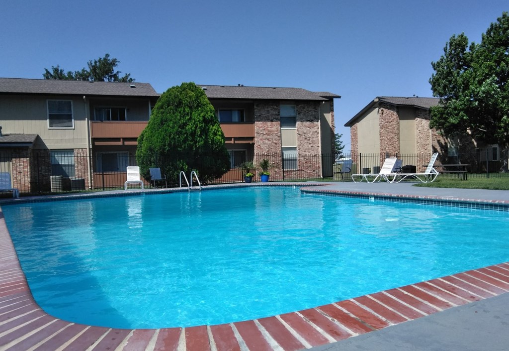 our apartments have a large pool for residents to enjoy