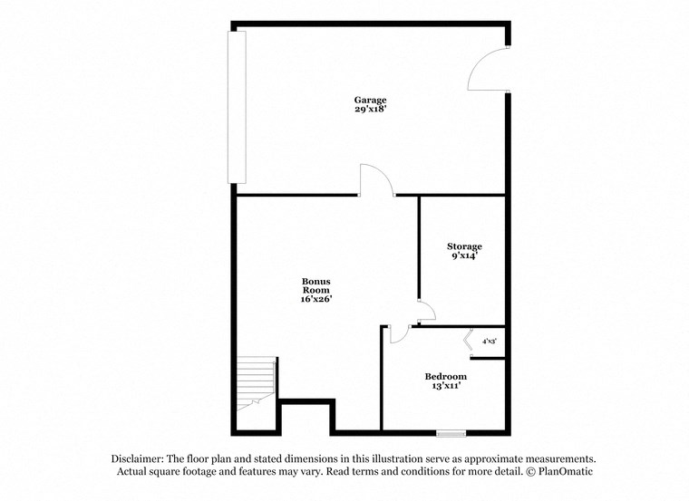 this is a diagram of the floor plan for a 1 bedroom apartment