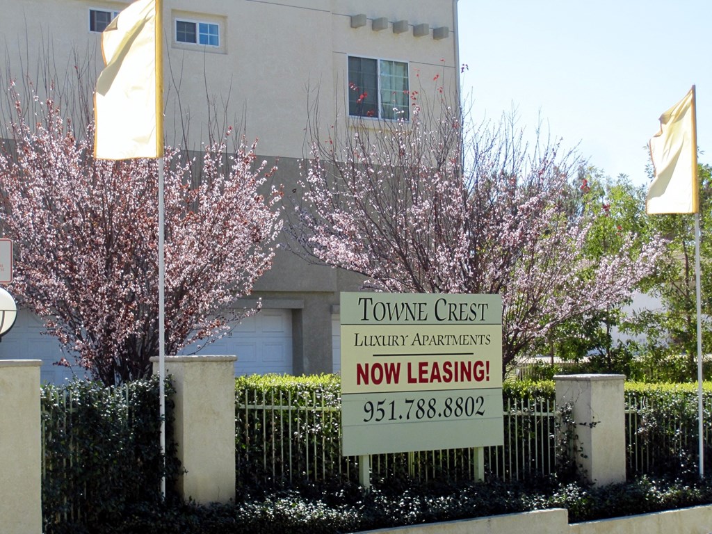 a sign is shown in front of a building