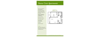 2 Bedroom, 2 Bathroom