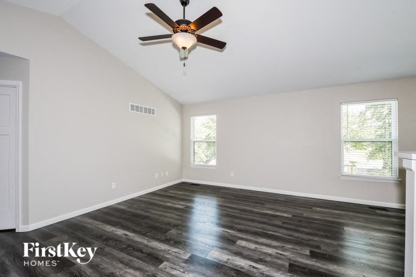 the living room is clean and ready for the guests to use