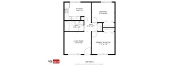 2 Bedrooms, 1 Bathroom