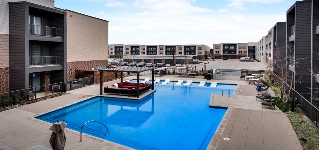 a swimming pool at the residences at city center apartments